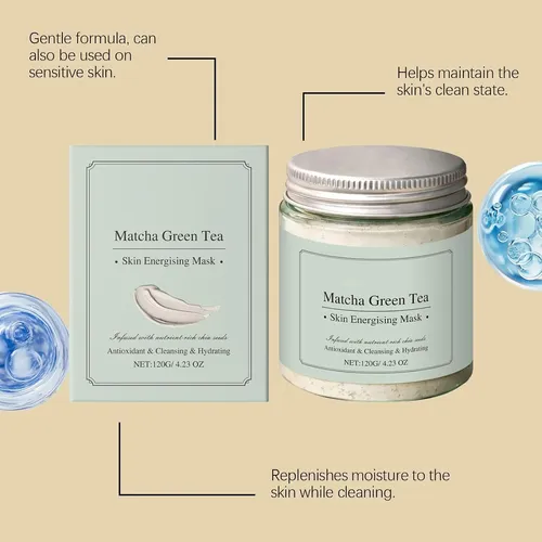 Mascarilla Facial De Arcilla De Árbol De Té, Limpia Suavemen