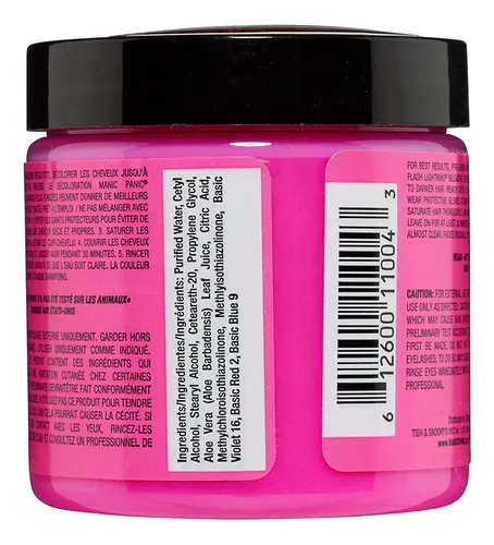 Tinte Para Cabello Manic Panic Cotton Candy Pink Semi-perman
