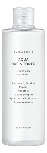 S.nature Tonico Hidratante Aqua Oasis Con Gluconolactona