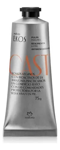 Crema (Pulpa) pies Castaña Ekos Natura 75g Antiresequedad