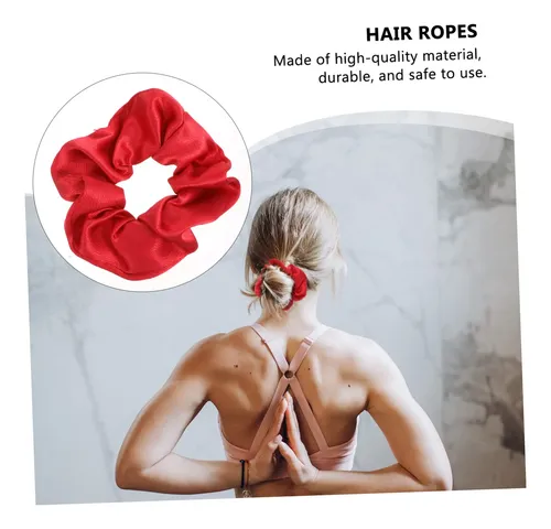 Pack 20 Scrunchies Navideños Rojos Para El Cabello