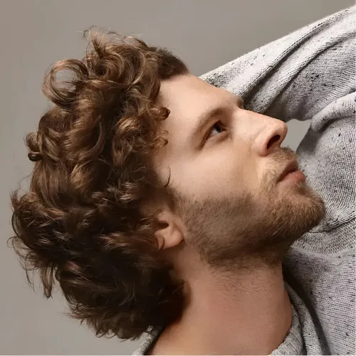 Kit Rizos Hombre con Espirulina Maxima una bomba proteica para que tu pelo crezca fuerte rulos definidos y relajados a la vez Shampoo Acondicionador 4FourAction y Spray, Producto Profesional LineUp