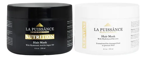 Kit La Puissance Mascaras Nutrición Argán + Keratina 250ml