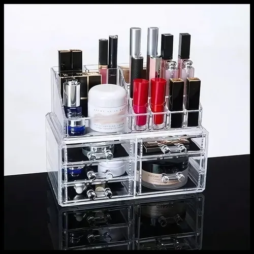 Organizador Maquillaje Acrílico Cajones Porta Cosméticos
