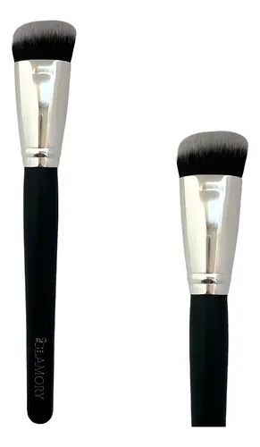 Brocha Biselada Contorno Base Angle Contour Brush 06 Glamory Color Negro