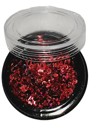 Confetti Corazon Aplique Deco Uñas
