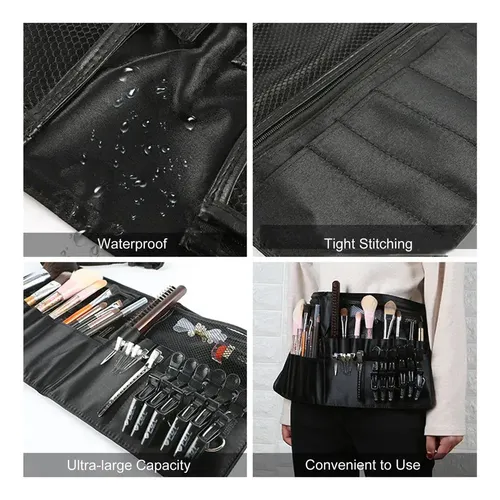 * Bolsa De Cintura Para Brochas De Maquillaje Con !