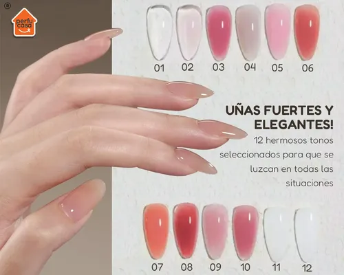 Kit Manicura Gel Uv Uñas Esculpidas Semipermanente Completo