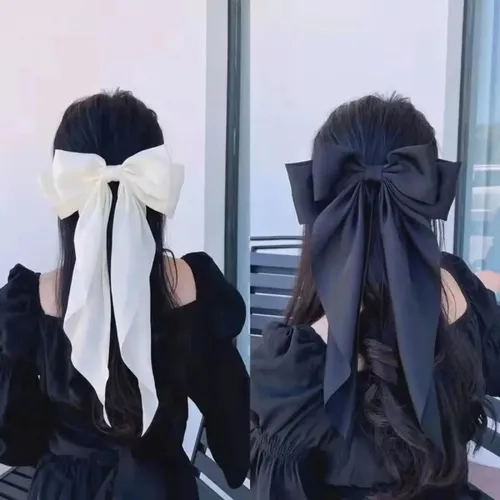 W 1 Diadema Amarilla, Lazo Con Forma De Pinza Para El Pelo,