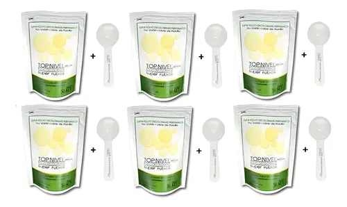 Polvo Decolorante Silkey Top Nivel Super Rubios 500g X6un