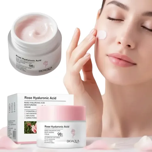 Bioaqua Crema Facial Antiedad Rose Hialurónico Ácido