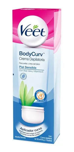 Veet Body Curv Crema Depilatoria Para Axilas Y Bikini 100ml