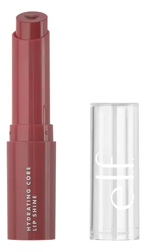 E.l.f. Brillo Labial Hidratante Con Núcleo, Tono Feliz Ha. Color Happy