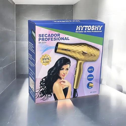 Secador De Pelo Profesional Silencioso 2000w Color Verde