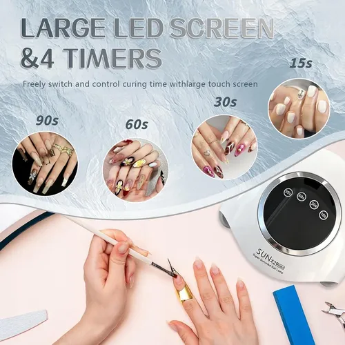 Lámpara Uv Led Profesional 500w Beenle New-x19 Para Uñas