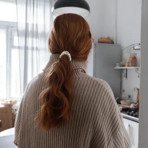14 Unidades De Cintas Elásticas Con Forma De Perlas Para Col