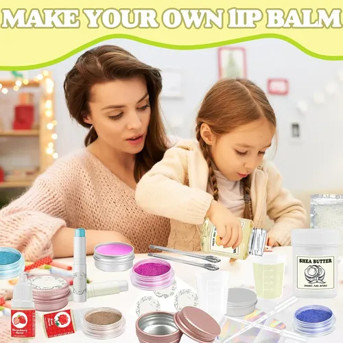 Kit Para Hacer Bálsamos Labiales Thaluna: Manteca De Karité,