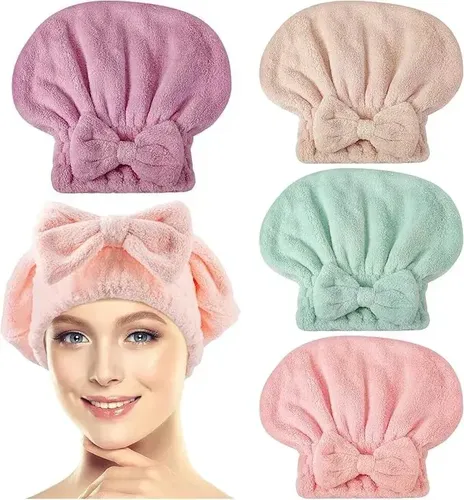 Toalla Turbante Genérica Toalla Turbante Tipo Gorro