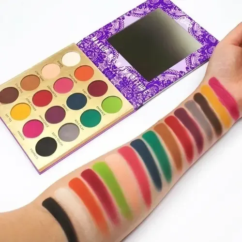 Paleta Sombras Mate Rude Cosmetics The Lingerie Collection Wild Nights 16 Tonos