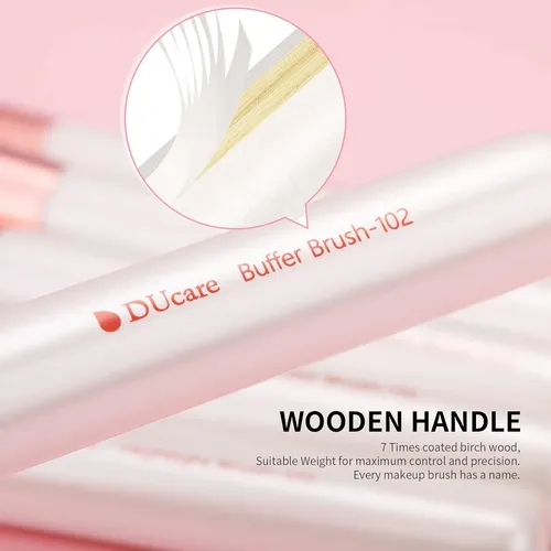 Ducare Set De Brochas De Maquillaje Profesional 27pcs…