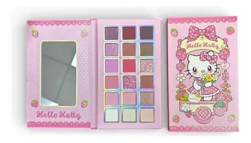 Paleta De Sombras Hello Kitty 18 Colores