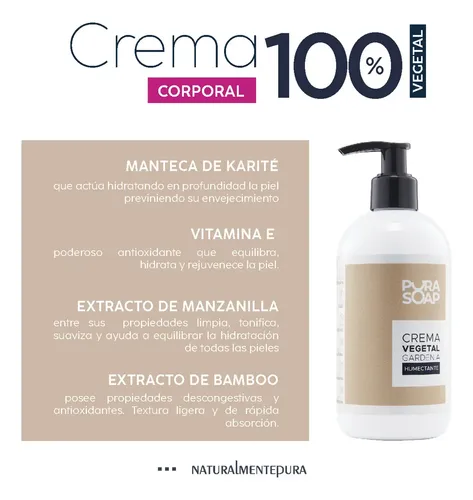 La Mejor Crema Corporal Gardenia Humectante Pura Soap