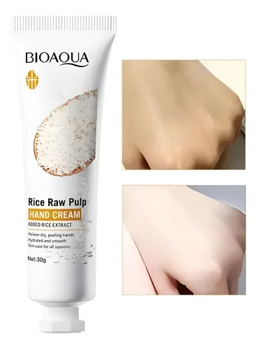 Crema Arroz Bioaqua – Aclara Manos + Todo Tipo Piel