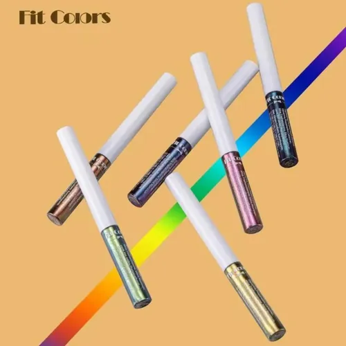 Delineador Líquido Brillante Que Cambia De Color, 6 Unidades
