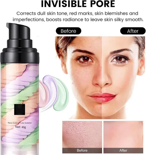 Prebase Facial Correctora De Color De Un Solo Paso Songqee,