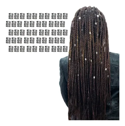 1000 Anillos Cufss Adornos Peinado Trenzas Africanas Rastas