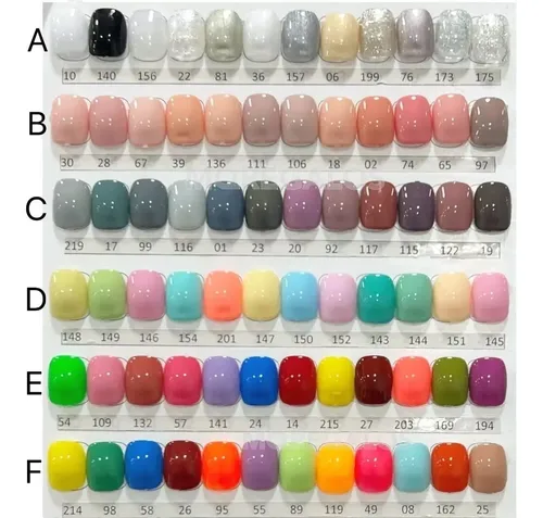 Esmaltes Semipermanentes Gel Uv/led Colores Nuevos X1