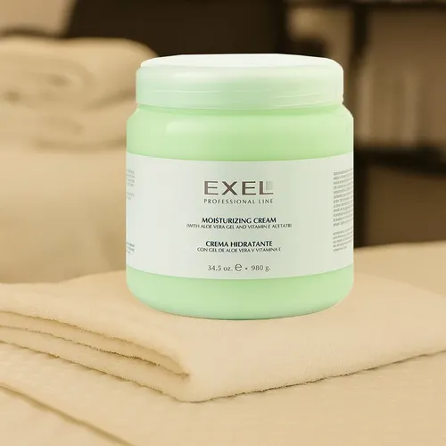 Crema Hidratante Exel con Aloe Vera y Vitamina E para Piel Seca
