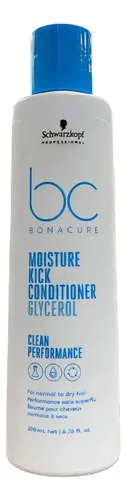 Acondicionador Hidratante Para Cabello Schwarzkopf Moisture Kick 200 Ml Mejora la Manejabilidad, Acondiciona y Desenreda el Cabello