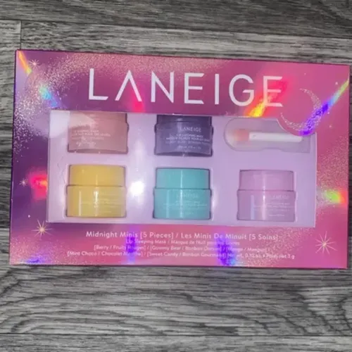 Laneige Lip Mask Midnight Minis 5 Sabores Hidratante Setx5