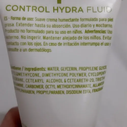 Prodermic Hydra Fluid Hidratante Liviana Para Pieles Grasas