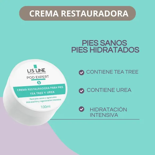 Crema Reconstituyente Para Pies Agrietados Y Resecos 100ml