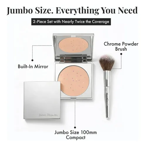 Polvo Compacto Corrector 4 En 1 Para Piel Madura
