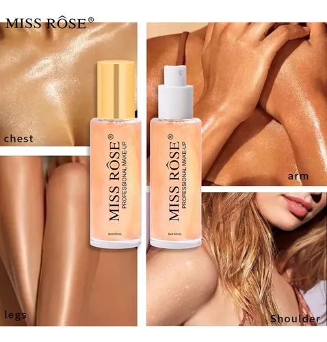 Spray Iluminador Líquido Para Brillo Corporal Y Facial