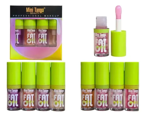 Fat Oil Líp Drip Gloss Brillo Labial Mini Tango Set X 4