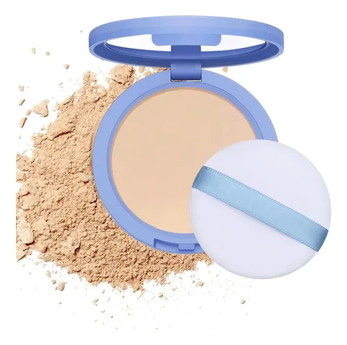Polvo Compacto Control De Grasa Naissiya Beige Natural