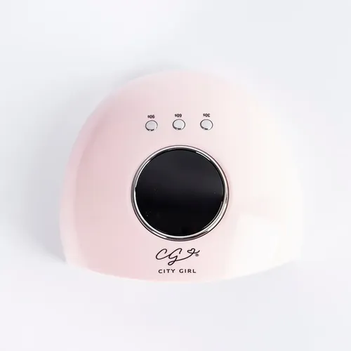 Lampara Uv Led City Girl 36w Cabina Uñas Horno Gel Color Rosa