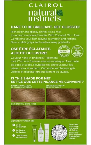 Tinte Demi-permanente Wella Natural Instincts 7c Castaño