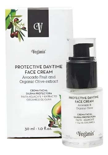 Veganis Crema Facial De Día Detox Palta Y Oliva Antiedad Tipo De Piel Sensible