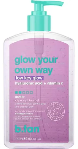Gel Autobronceador B.tan Dark Clear Que Brilla A Tu Manera,