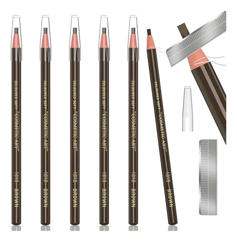 Kit De Maquillaje De Cejas Impermeable Kaiqikaixi 6 Piezas