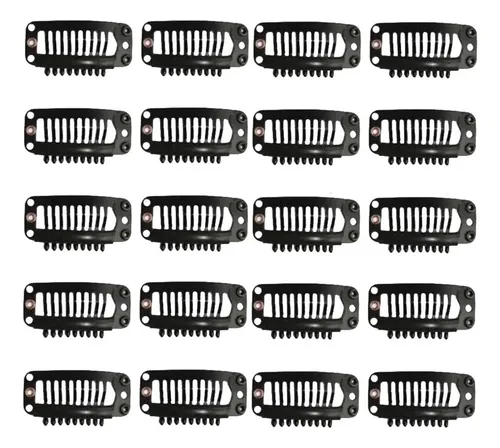 20pcs La Extensión Del Pelo Clips Broche Apretones Peluca