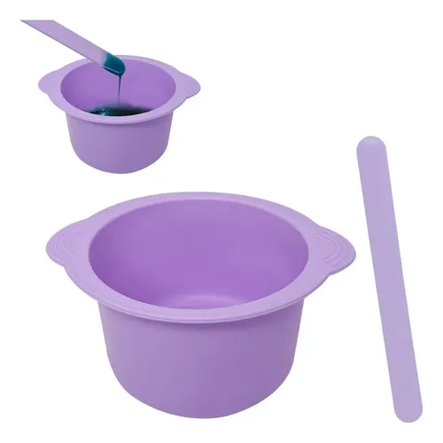 Cuenco De Cera Silicona Kvzvk Para Depilación 16oz Con