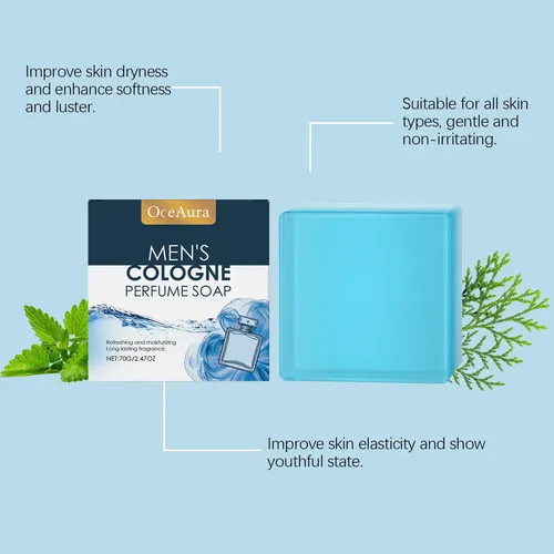 Sabonete Corporal Oceaura Refrescante E Limpeza Suave Para H