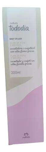 Natura Tododia Body Splash, flor de pera y melisa, 200 ml