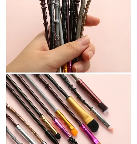 Juego De 11 Pinceles Para Sombras De Ojos, Kit De Mezcla Pro